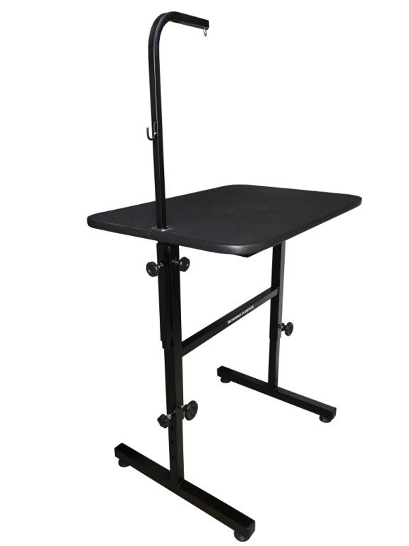 MESA TOSA PLENITUDE COM REGULAGEM ALTURA - TAMPO 90X60CM PRETO