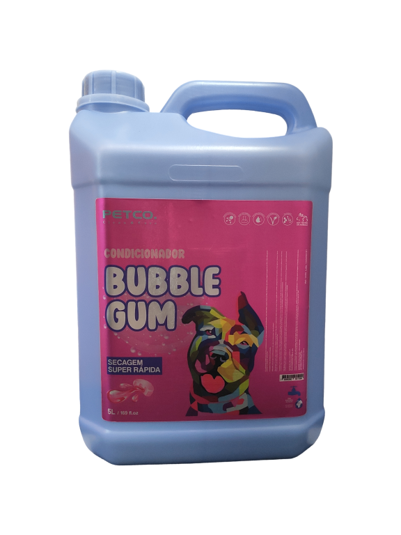 CONDICIONADOR BUBBLE GUM SECAGEM SUPER RAPIDA 5L 1:5 - PETCO