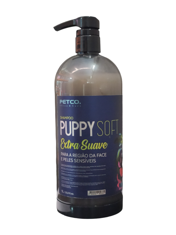 SHAMPOO PUPPY SOFT ROSTO E PELES SENSIVEIS 1L - PETCO