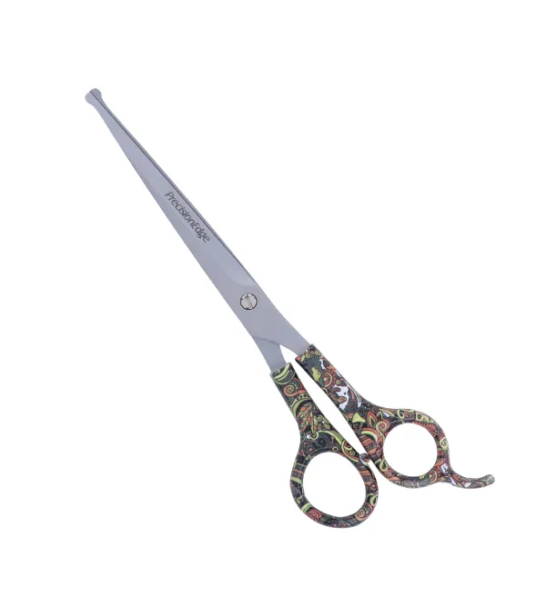 TESOURA CURVA 7'' TRIBAL ART - PRECISION EDGE