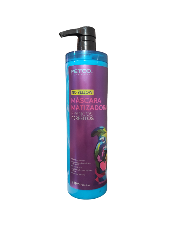 MASCARA MATIZADORA BRANCOS PERFEITOS NO YELLOW HIDRATAÇAO 750ML - PETCO