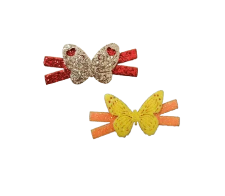 152 - PRESILHA BORBOLETINHAS (20 UNIDADES)