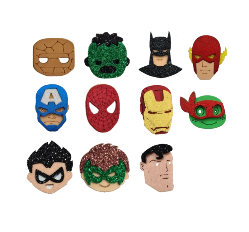 408 - COLEÇÃO SUPER HERÓIS (30 UNIDADES)