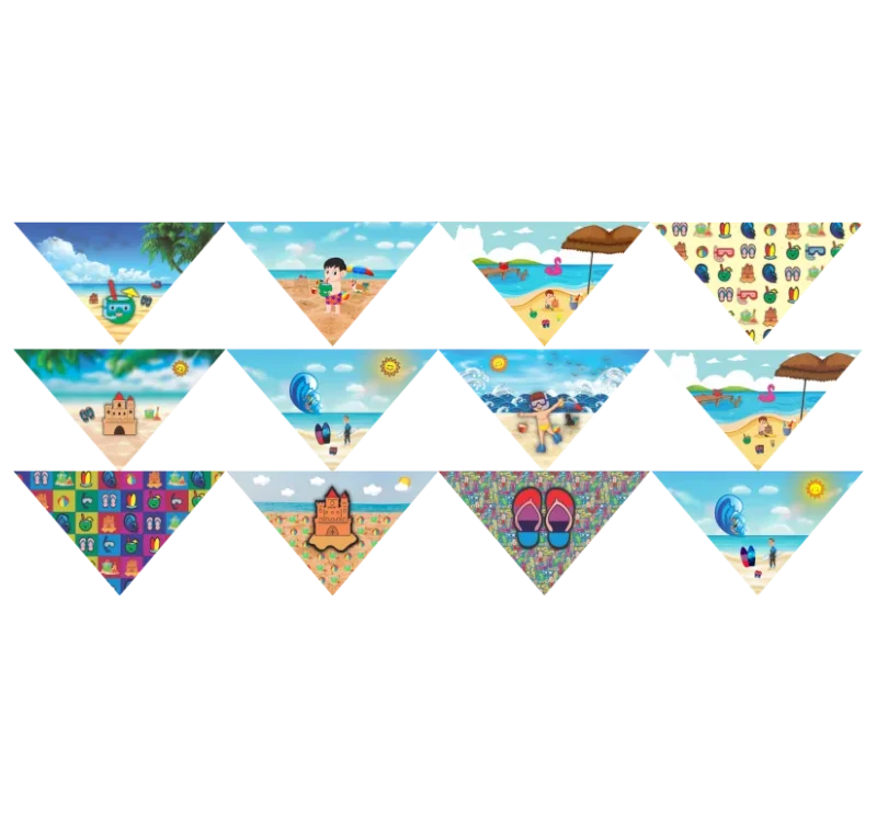 8413 - BANDANA PRAIA M (6 UNIDADES)