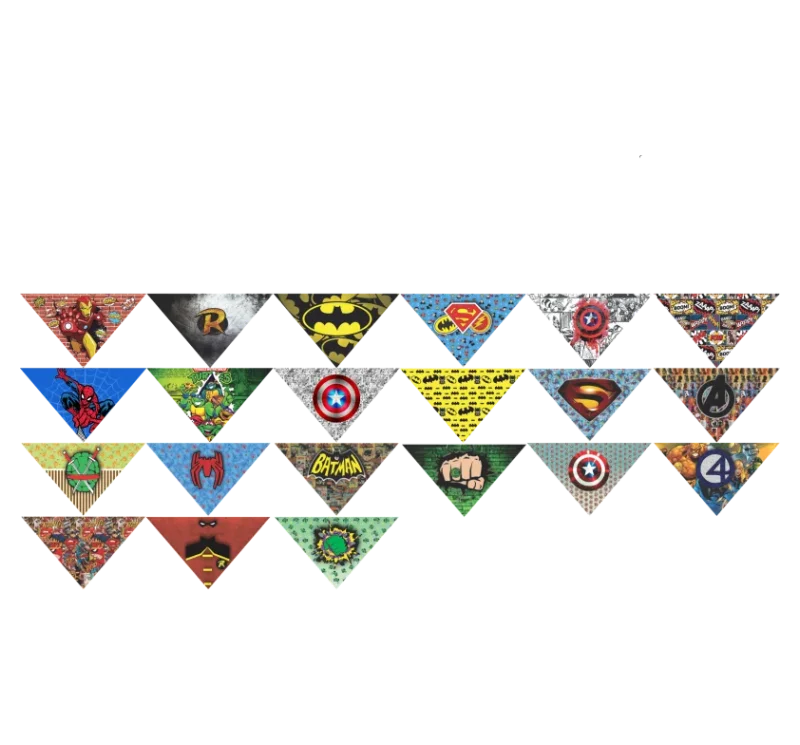 8400 - BANDANA SUPER CÃO M (6 UNIDADES)