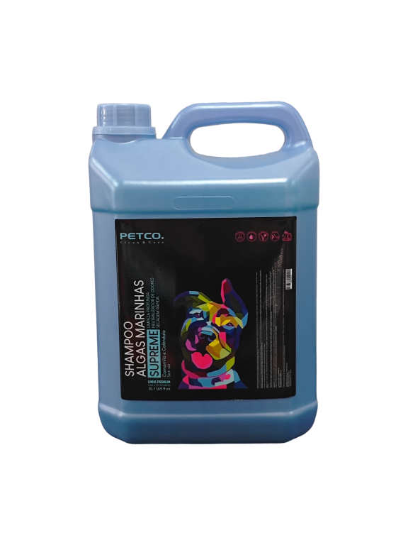 SHAMPOO ALGAS MARINHAS SUPREME 5L 1:10 - PETCO