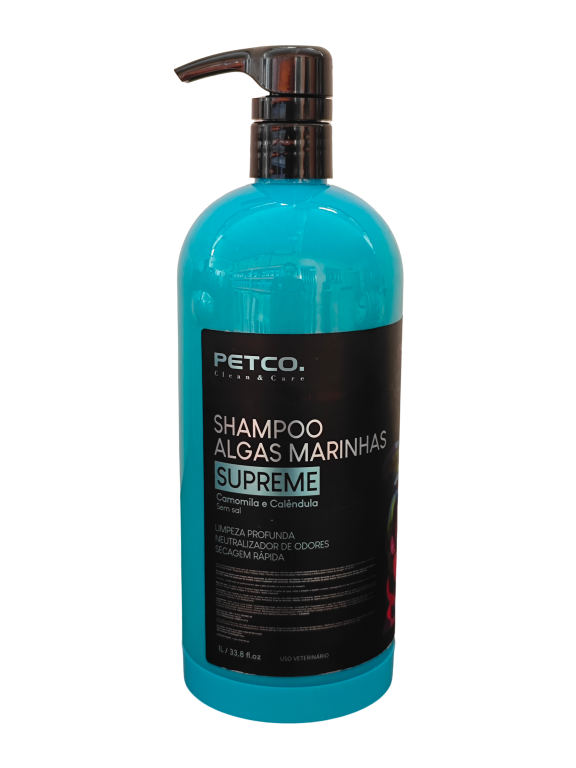 SHAMPOO ALGAS MARINHAS SUPREME 1L 1:10 - PETCO