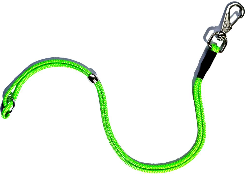 GUIA DE CORDA 4MM VERDE NEON - 45CM