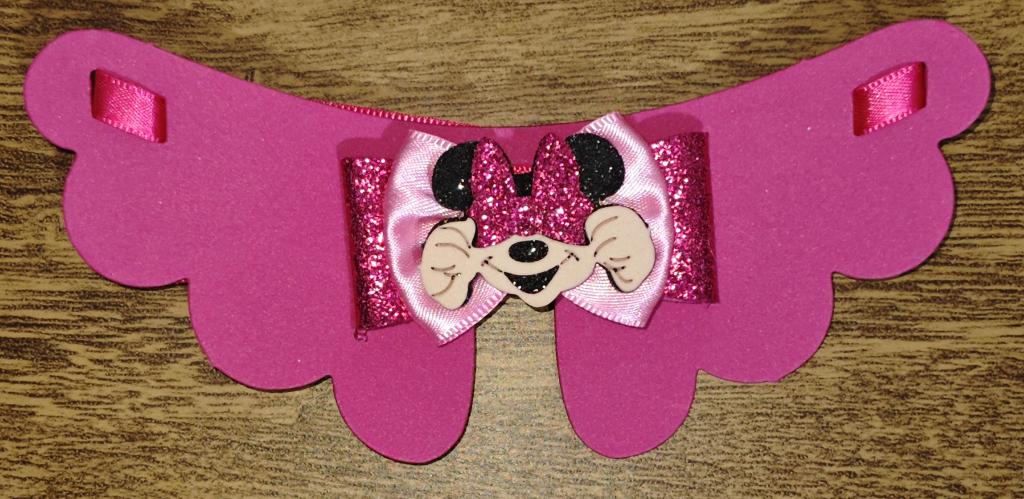 FB021 - GARGANTILHA EVA MINNIE LAÇO (5 UNIDADES)