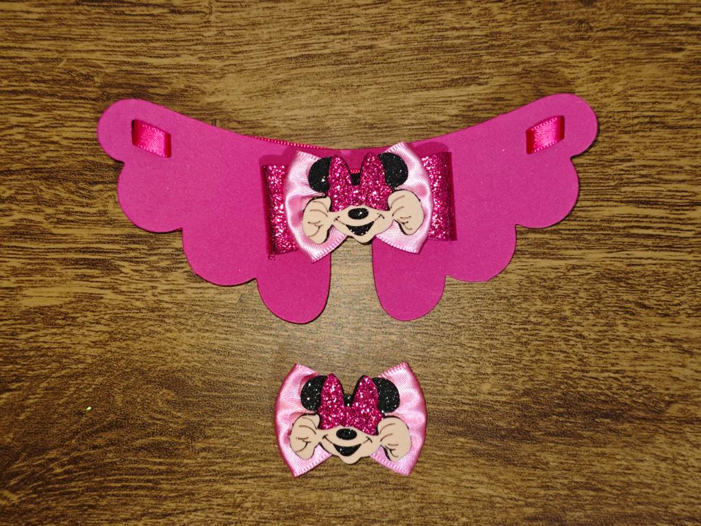 FB022 - CONJUNTO EVA MINNIE LAÇO (5 UNIDADES)