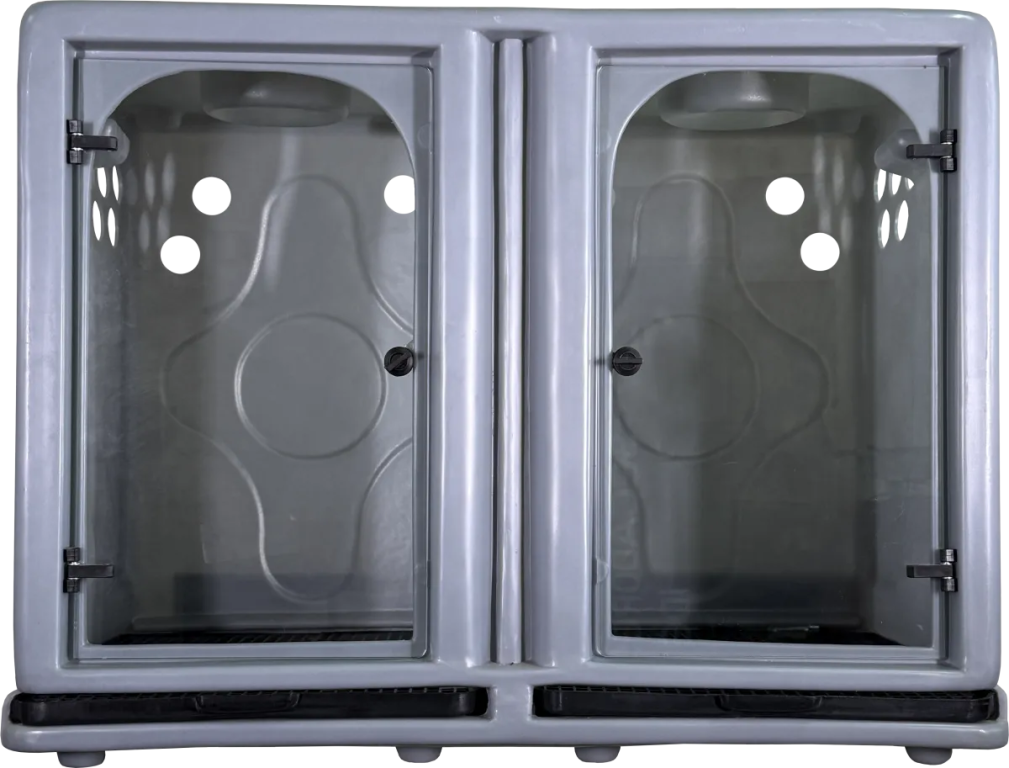 (SOB ENCOMENDA) CANIL ROTOMOLDADO DUPLO PLENITUDE