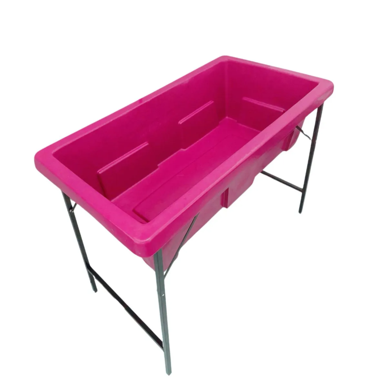 BANHEIRA ROTOMOLDADA, SEM DEGRAU, ROSA - PRATIC