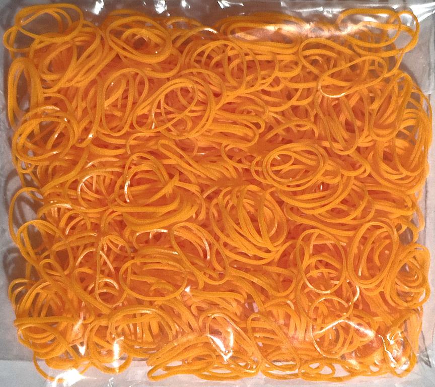 PA003 - BORRACHINHA LARANJA 12G (APROX. 500 UN)