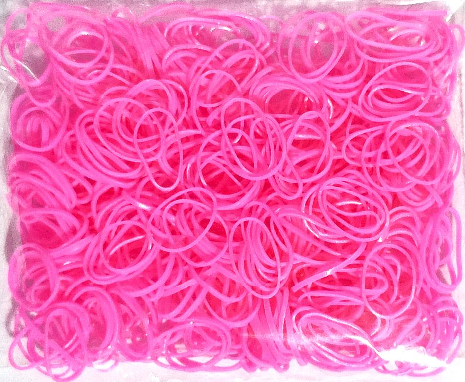 PA007 - BORRACHINHA ROSA NEON 12G (APROX. 500 UN)