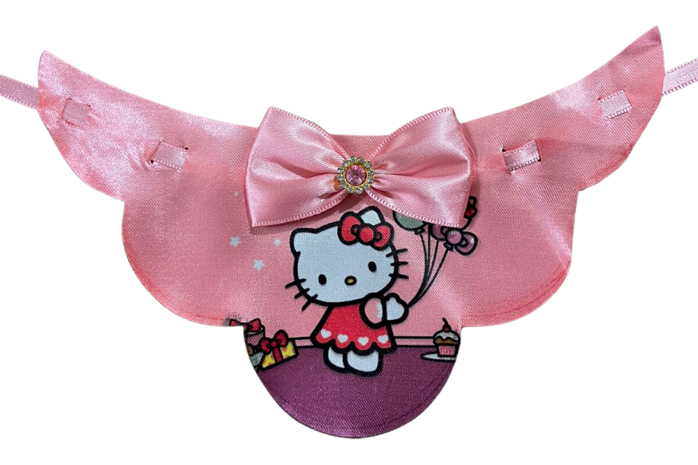 PA010 - GARGANTILHA HELLO KITTY (5 UNIDADES)