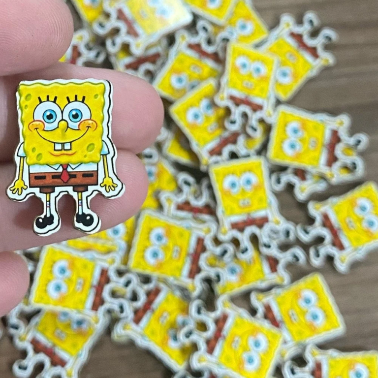 PA028 - ADESIVO BOB ESPONJA (10 UNIDADES)