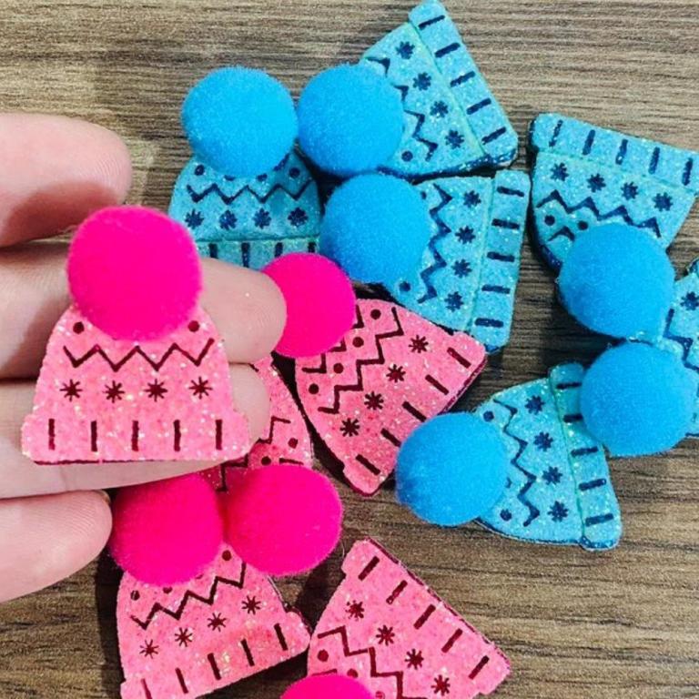 PA038 - ADESIVO TOUCA POMPOM (10 UNIDADES)