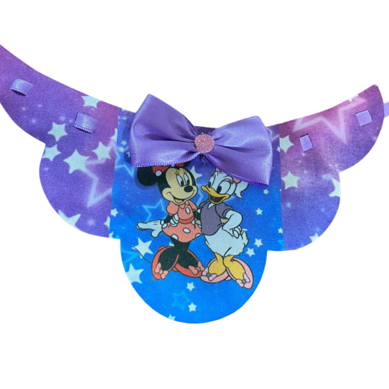 PA040 - GARGANTILHA MARGARIDA E MINNIE (5 UNIDADES)