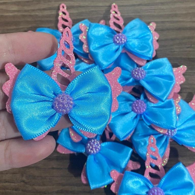 PA042 - LAÇO LUXO UNICORNIO (10 UNIDADES)