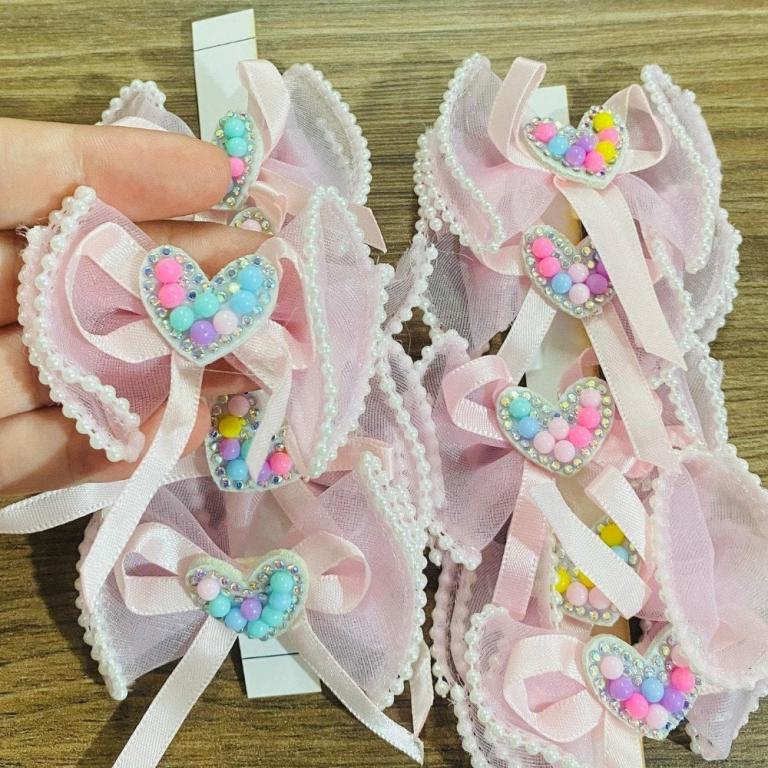 PA043 - LAÇO LUXO CORAÇAO (10 UNIDADES)