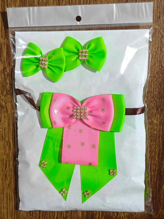 R008 - CONJUNTO GARGANTILHA LAÇO PCT C/ 5