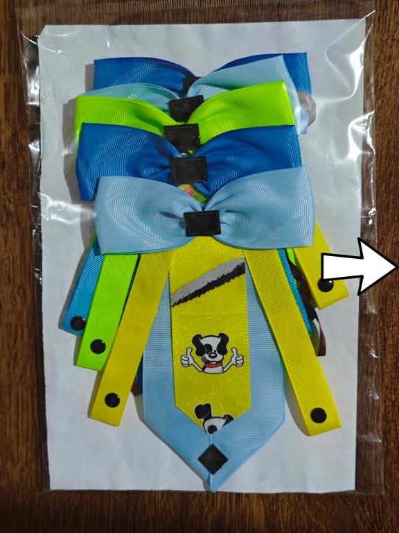 R023 - GRAVATA FITA GG PCT C/ 5