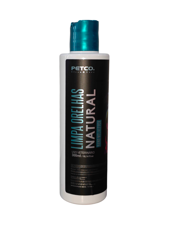 LIMPA ORELHAS NANO MELALEUCA 300ML - PETCO.