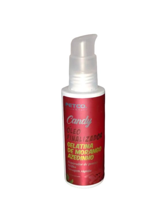 OLEO FINALIZADOR GELATINA DE MORANGO AZEDINHO 120ML - PETCO