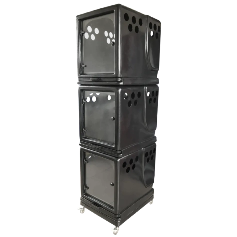 (SOB ENCOMENDA) CANIL ROTOMOLDADO PLENITUDE 3 LUGARES