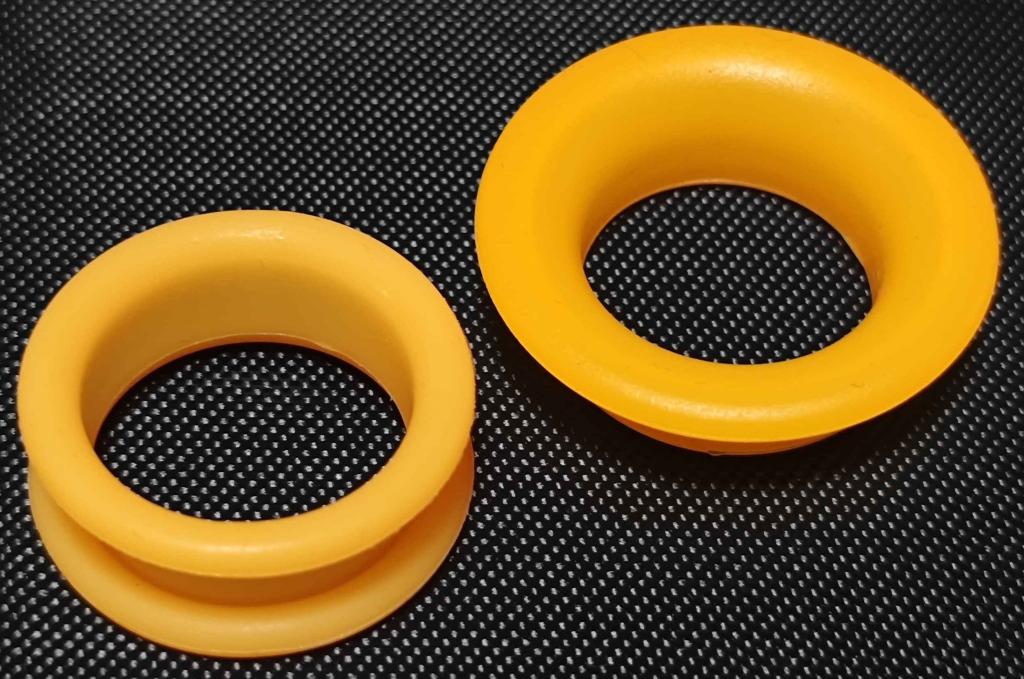 PAR ANEL DE SILICONE MOD. 3 LARANJA - NIROX