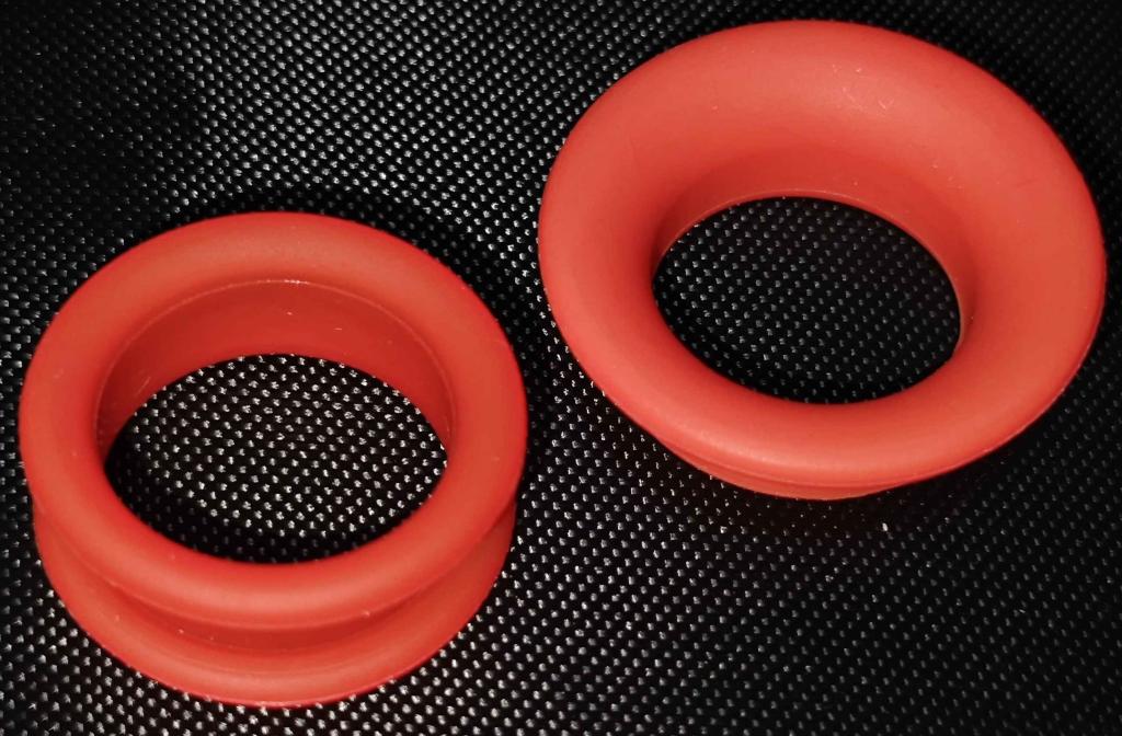 PAR ANEL DE SILICONE MOD. 3 VERMELHO - NIROX