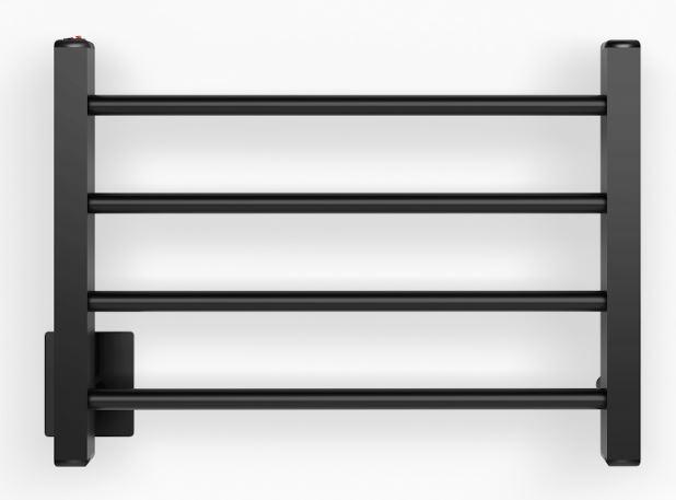 Toalheiro Térmico - Classic Uno - Bivolt - Cor Preto - Fio Oculto Esquerdo