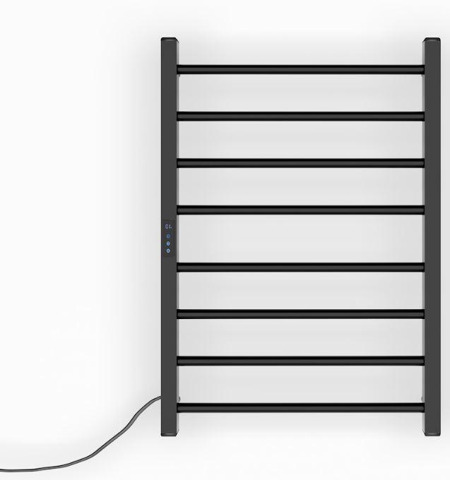 Toalheiro Térmico - Classic Duo Timer Digital - Bivolt - Cor Preto - Tomada Lado Direito