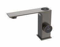 Misturador monocomando de mesa bica baixa para lavatório com mostrador de temperatura Linha LONDON