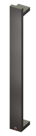 AQUECEDOR TOALHAS VERTICAL JADE PRETO FOSCO