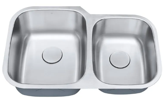 CUBA DUPLA C201 INOX ESCOVADO