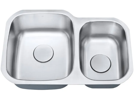 CUBA DUPLA C201-P INOX ESCOVADO