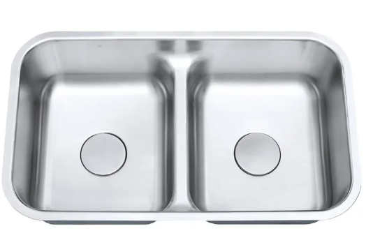 CUBA DUPLA C202-LD INOX ESCOVADO