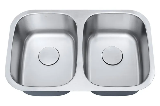 CUBA DUPLA C202-P INOX ESCOVADO