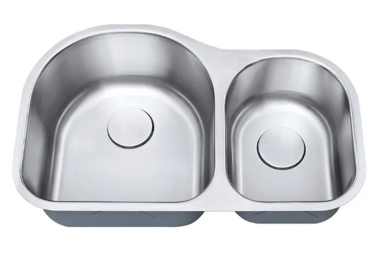 CUBA DUPLA C205 INOX ESCOVADO