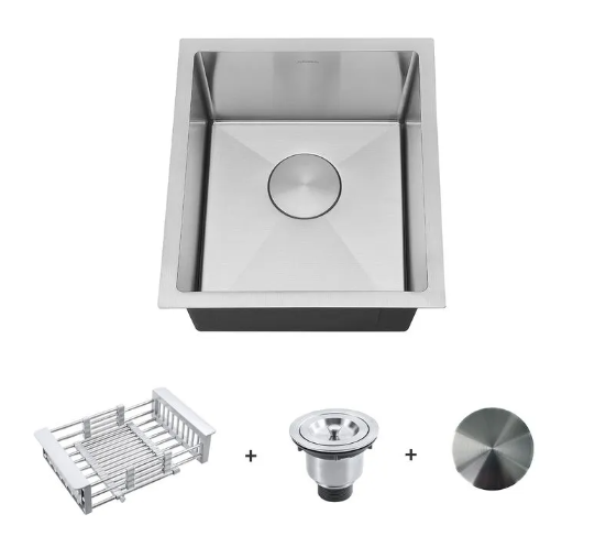 CUBA SOLO 3540 INOX ESCOVADO C/ ACESSÓRIOS1 x ARE-STD35401 x ARE-V114-01-AE / 1 x ARE-V114-02-AE / 1 x ARE-E04