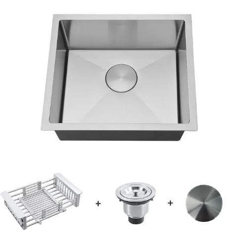 CUBA SOLO 4540 INOX ESCOVADO C/ ACESSÓRIOS1 x ARE-STD45401 x ARE-V114-01-AE / 1 x ARE-V114-02-AE / 1 x ARE-E04