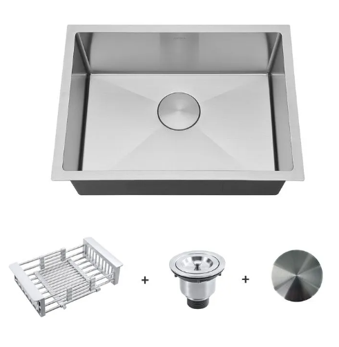 CUBA SOLO 5540 INOX ESCOVADO C/ ACESSÓRIOS1 x ARE-STD55401 x ARE-V114-01-AE / 1 x ARE-V114-02-AE / 1 x ARE-E04