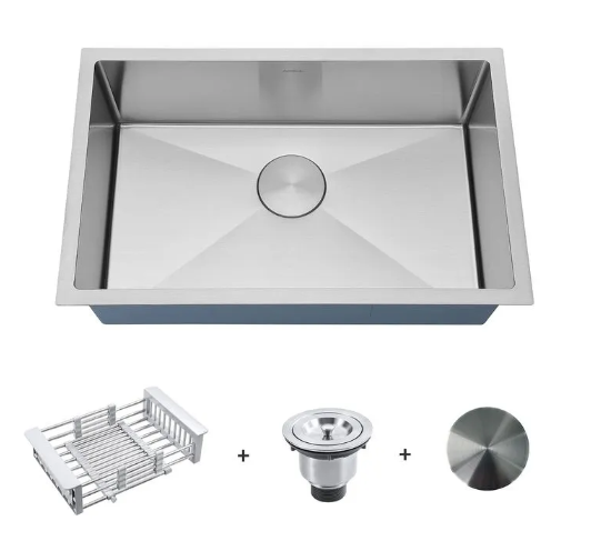 CUBA SOLO 6540 INOX ESCOVADO C/ ACESSÓRIOS1 x ARE-STD65401 x ARE-V114-01-AE / 1 x ARE-V114-02-AE / 1 x ARE-E04