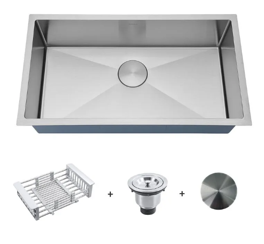 CUBA SOLO 7540 INOX ESCOVADO C/ ACESSÓRIOS1 x ARE-STD75401 x ARE-V114-01-AE / 1 x ARE-V114-02-AE / 1 x ARE-E04