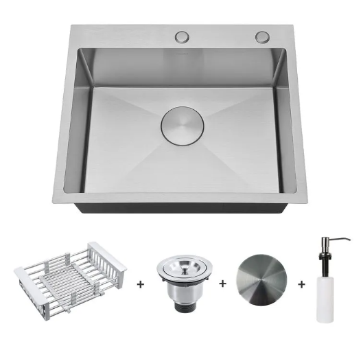 CUBA SOLO 5540-DI INOX ESCOVADO C/ ACESSÓRIOS1 x ARE-STD5540-DI1 x ARE-V114-01-AE / 1 x ARE-V114-02-AE1 x ARE-DS01-AB /