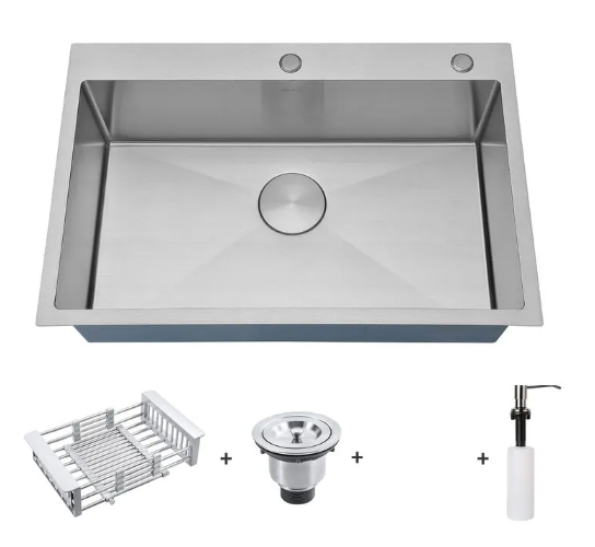 CUBA SOLO 7040-DI INOX ESCOVADO C/ ACESSÓRIOS1 x ARE-STD7040-DI1 x ARE-V114-01-AE / 1 x ARE-V114-02-AE1 x ARE-DS01-AB /