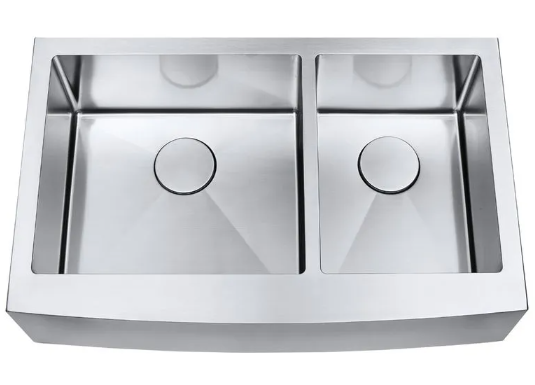 CUBA DUPLA SA205 INOX ESCOVADO