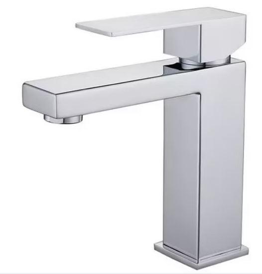 Torneira Monocomando Quadrada Para Banheiro