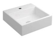 Cuba de sobrepor com berço - louça branco - 35x20CM